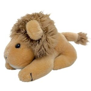 Vintage 1981 Wallace Berrie 9" Lion  Animal Plush Stuffed Toy Made in Korea
